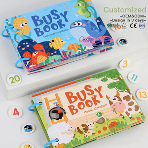 Toddler Quiet Book Early Learning Puzzle Paste Matching Game