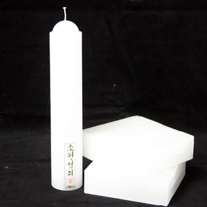 White Pillar Candle