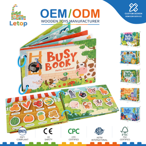 Montessori Busy Book for Kids Paper Board Activity Book