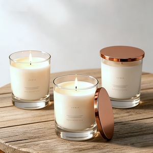 Scented Soy Wax Glass Jar Aromatherapy Box