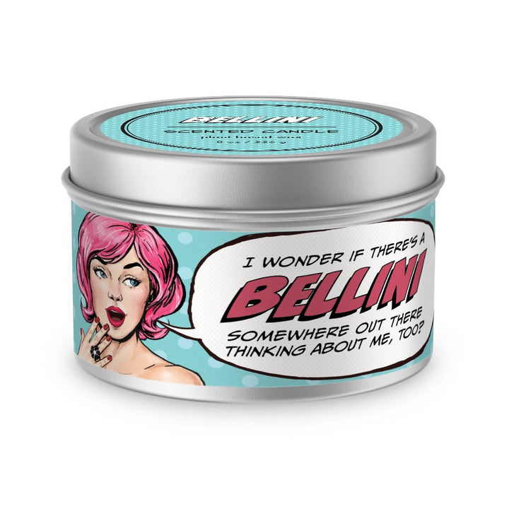 Peach Bellini Handpoured Soy Tin Candle