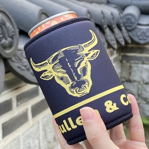 Logo Printed Luxury Classic Neoprene Stubby Holder Tube
