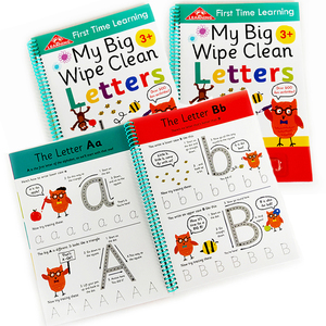 Custom Alphabet Letter ABC Practice Wipe Clean Activity Book