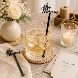 Luxury Acrylic High Quality Cocktail Coffee Drink Stirrer Custom Engraving