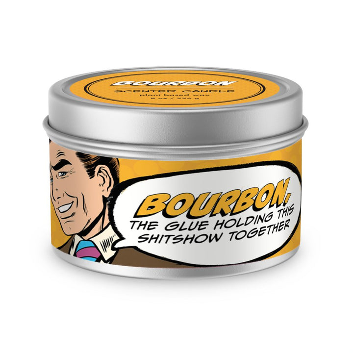 Old Fashioned Bourbon Scented Soy Candle