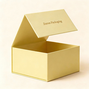 Custom Premium Folding Magnetic Gift Package Cardboard Paper Box Luxury Hoodie Shoes Clothes With Gold Stamping Logo
