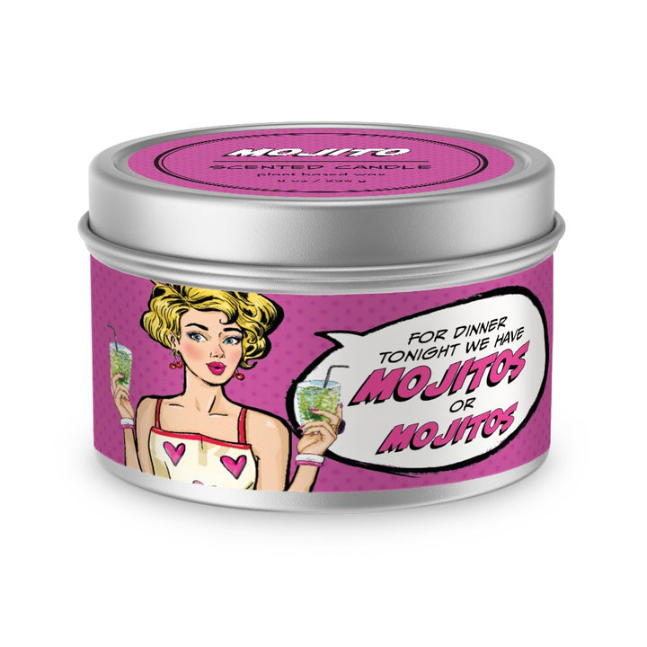 Mint Mojito Scented Soy Tin Candle